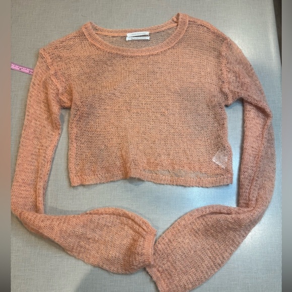 Women's Cozy Knit Sweater in Peach - Picture 1 of 4
